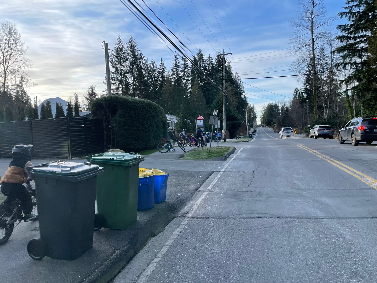 Cold Beautiful Morning — The Bike Train Rolls!