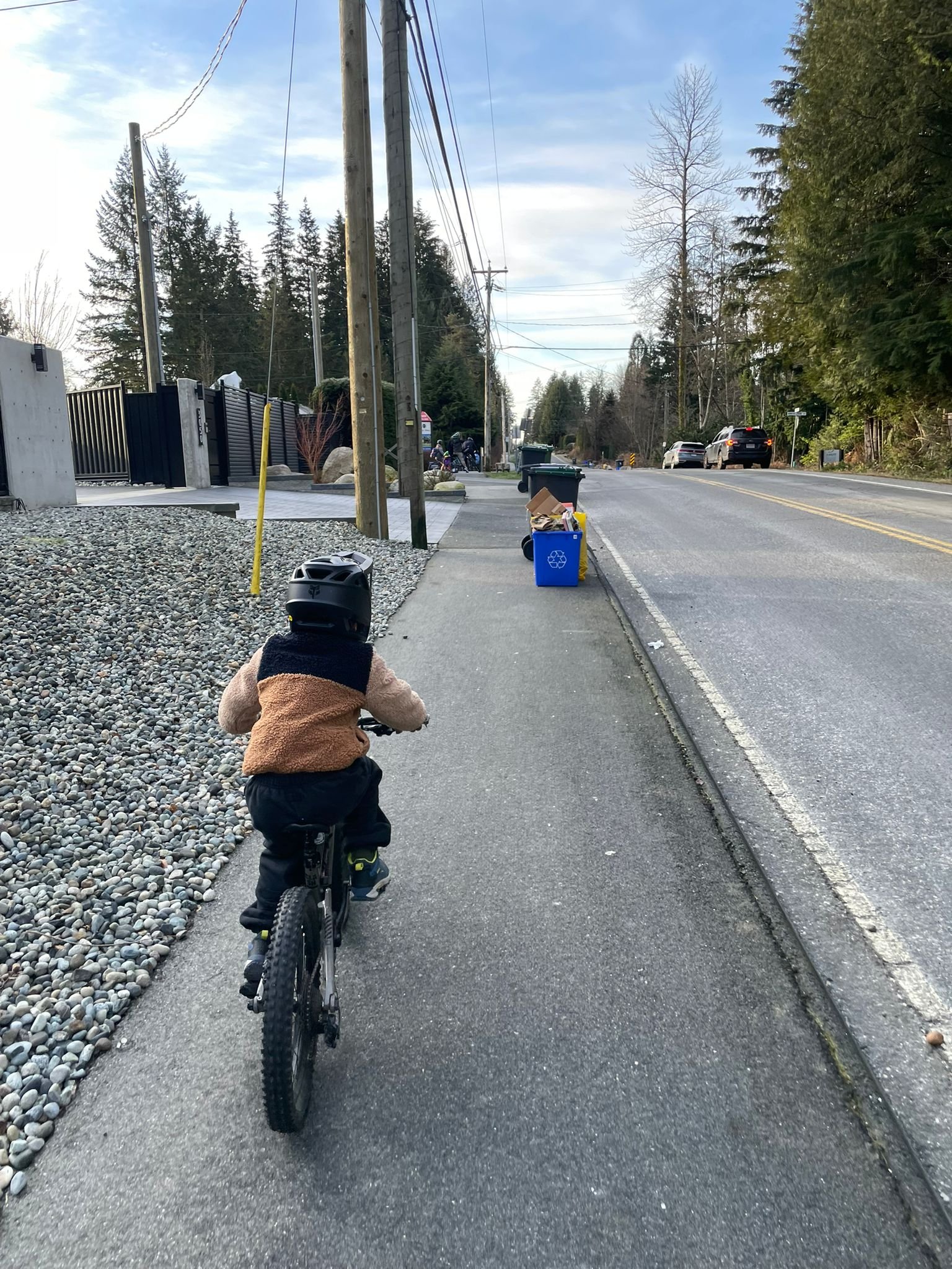 Cold Beautiful Morning — The Bike Train Rolls!