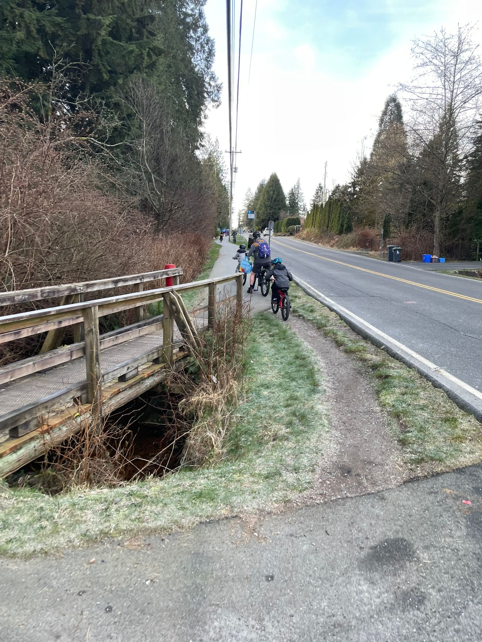 Cold Beautiful Morning — The Bike Train Rolls!